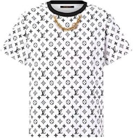 (W) 路易威登 FW23 白色Logo印花寬鬆T恤 1ABT5O Order (W) 路易威登 FW23 白色Logo印花寬鬆T恤 1ABT5O