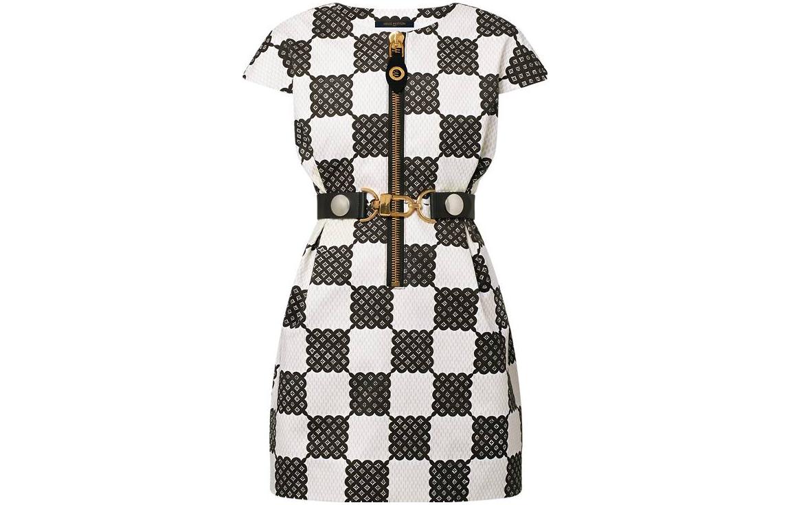 Order (W) 路易威登FW23全印花短袖拉链连衣裙女士多色 1ABQWM