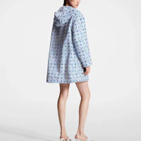Shop (Women) LOUIS VUITTON FW23 Allover Logo Hoodie Jacket Women’s Blue 1ABQ4Q