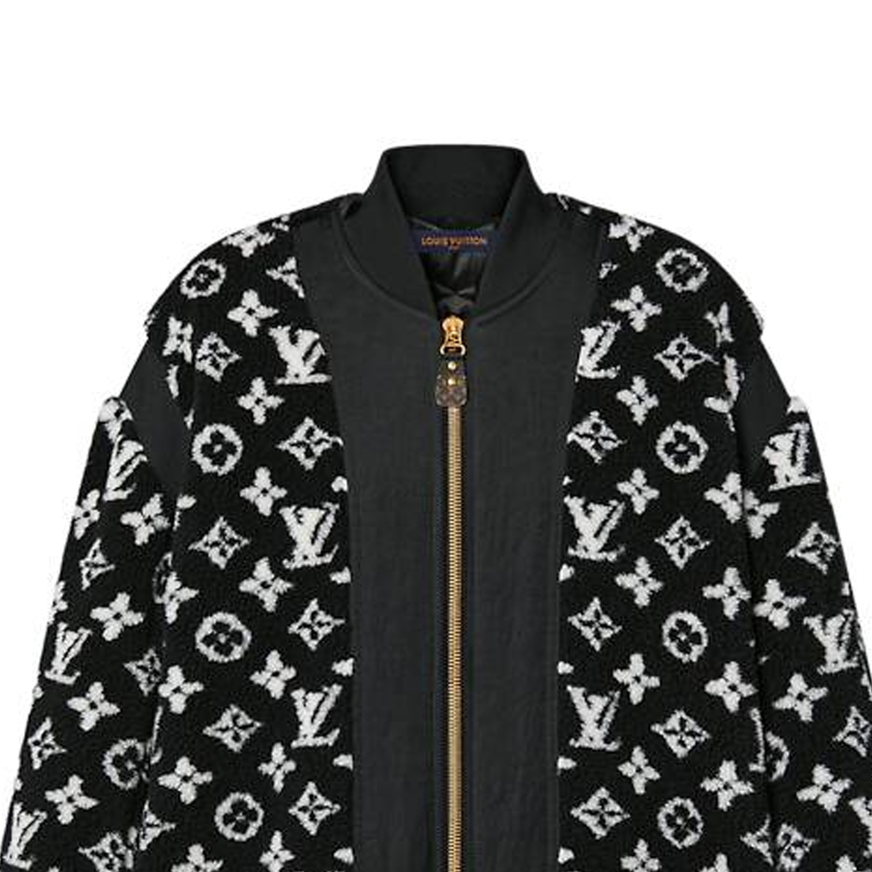 (Women) LOUIS VUITTON FW23 Allover Logo Print Long Sleeve Jacket Black . 1AC0V5 圖 7