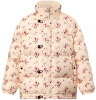 (Women) LOUIS VUITTON FW23 Floral Print Pink High-Neck Down Jacket 1AFGK6 (Women) LOUIS VUITTON FW23 Floral Print Pink High-Neck Down Jacket 1AFGK6