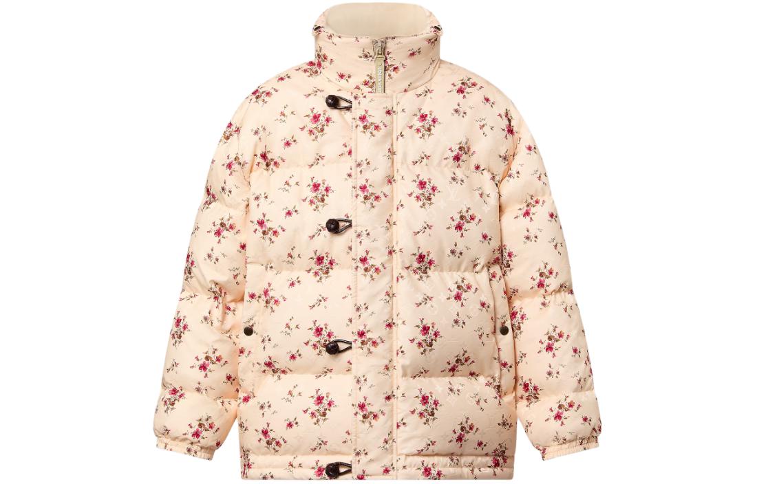 Order (Women) LOUIS VUITTON FW23 Floral Print Pink High-Neck Down Jacket 1AFGK6