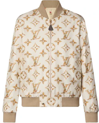 (W) Louis Vuitton FW23 Jaket Bomber Kasual Lengan Panjang Logo Print Khaki 1AFGCT Buy (W) Louis Vuitton FW23 Jaket Bomber Kasual Lengan Panjang Logo Print Khaki 1AFGCT
