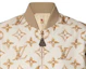 Purchase (W) Louis Vuitton FW23 Jaket Bomber Kasual Lengan Panjang Logo Print Khaki 1AFGCT