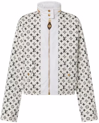 (Women) LOUIS VUITTON FW23 Logo Print High-Neck Jacket White 1ABTCK Buy (Women) LOUIS VUITTON FW23 Logo Print High-Neck Jacket White 1ABTCK