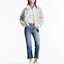 Lookbook (Women) LOUIS VUITTON FW23 Logo Print High-Neck Jacket White 1ABTCK