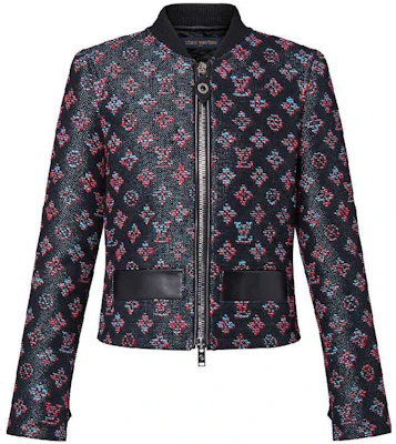 (W) 루이비통 FW23 로고 프린트 집업 재킷 블루 퍼플 1ABRZT Buy (W) 루이비통 FW23 로고 프린트 집업 재킷 블루 퍼플 1ABRZT