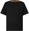 Order (Women) Louis Vuitton FW23 Oversized Black Zip Crewneck Short Sleeve T-Shirt Women 1AFGQM