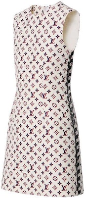 (W) 루이비통 FW23 핑크 모노그램 여성 민소매 캐주얼 드레스. 1AC41K Shop (W) 루이비통 FW23 핑크 모노그램 여성 민소매 캐주얼 드레스. 1AC41K