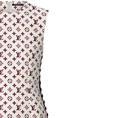 (W) 루이비통 FW23 핑크 모노그램 여성 민소매 캐주얼 드레스. 1AC41K Details for (W) 루이비통 FW23 핑크 모노그램 여성 민소매 캐주얼 드레스. 1AC41K