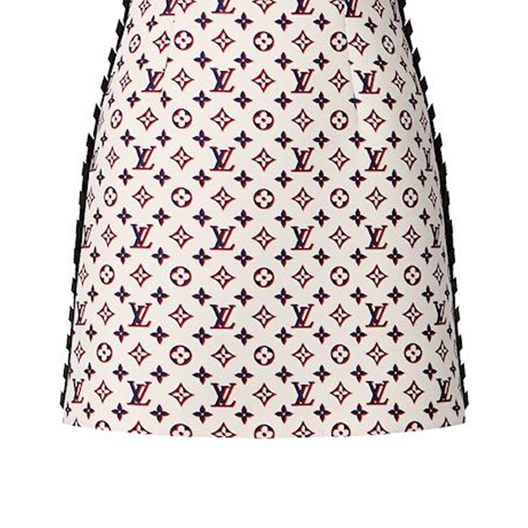 Sizing (W) 路易威登 FW23 粉色字纹无袖休闲连衣裙 女款 1AC41K