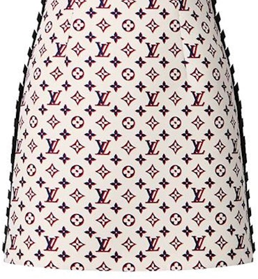 (W) 루이비통 FW23 핑크 모노그램 여성 민소매 캐주얼 드레스. 1AC41K Sizing (W) 루이비통 FW23 핑크 모노그램 여성 민소매 캐주얼 드레스. 1AC41K