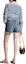 Details for (W) LOUIS VUITTON FW23 Shorts Mujer Azul Rectos Tiro Medio Corte Deshilachado. 1ABPY3