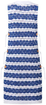 (W) 루이비통 FW23 스트라이프 슬리브리스 사이드 스플릿 미니 드레스 블루 1ABQG4 Lookbook (W) 루이비통 FW23 스트라이프 슬리브리스 사이드 스플릿 미니 드레스 블루 1ABQG4