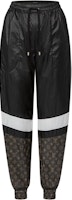 (Women) LOUIS VUITTON FW24 Black Logo Print Mid-Waist Jogger Pants. 1AFMM1 (Women) LOUIS VUITTON FW24 Black Logo Print Mid-Waist Jogger Pants. 1AFMM1