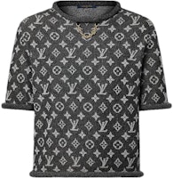 (Women) LOUIS VUITTON FW24 Jacquard Cuff Sweater Black. 1AGA49 (Women) LOUIS VUITTON FW24 Jacquard Cuff Sweater Black. 1AGA49