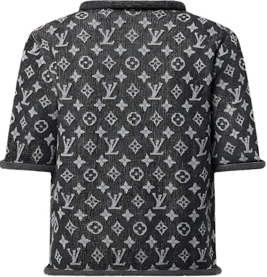 (Women) LOUIS VUITTON FW24 Jacquard Cuff Sweater Black. 1AGA49 Lookbook (Women) LOUIS VUITTON FW24 Jacquard Cuff Sweater Black. 1AGA49