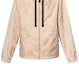 Sizing (Women) LOUIS VUITTON FW24 Logo Print Hoodie Parka in Light Beige. 1AFUGR