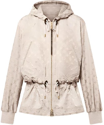 (Women) LOUIS VUITTON FW24 Beige Hooded Drawstring Long-Sleeve Jacket 1AGO48 Order (Women) LOUIS VUITTON FW24 Beige Hooded Drawstring Long-Sleeve Jacket 1AGO48