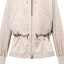 Details for (Women) LOUIS VUITTON FW24 Beige Hooded Drawstring Long-Sleeve Jacket 1AGO48