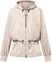 (Women) LOUIS VUITTON FW24 Beige Long Sleeve Drawstring Hooded Jacket 1AGO51 (Women) LOUIS VUITTON FW24 Beige Long Sleeve Drawstring Hooded Jacket 1AGO51