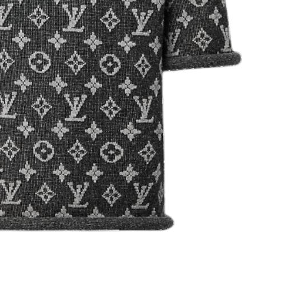 (Women) LOUIS VUITTON FW24 Black Jacquard Cuffed Sweater 1AGA48 圖 5