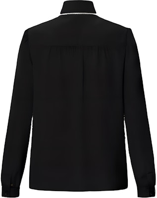 (W) 루이비통 FW24 블랙 모노그램 디테일 긴팔 셔츠 1AGAY4 Lookbook (W) 루이비통 FW24 블랙 모노그램 디테일 긴팔 셔츠 1AGAY4