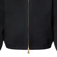 Details for (Women) LOUIS VUITTON FW24 Black Oversized Drawstring Hooded Jacket 1AG804