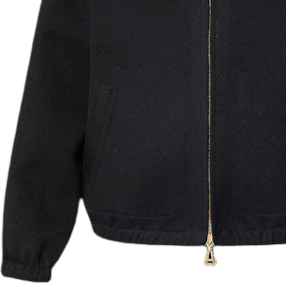 (Women) LOUIS VUITTON FW24 Black Oversized Drawstring Hooded Jacket 1AG804 Sizing (Women) LOUIS VUITTON FW24 Black Oversized Drawstring Hooded Jacket 1AG804