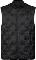 (Women) Louis Vuitton FW24 Black Solid Color Sleeveless Zip-Up Vest for Men 1AFY12 (Women) Louis Vuitton FW24 Black Solid Color Sleeveless Zip-Up Vest for Men 1AFY12