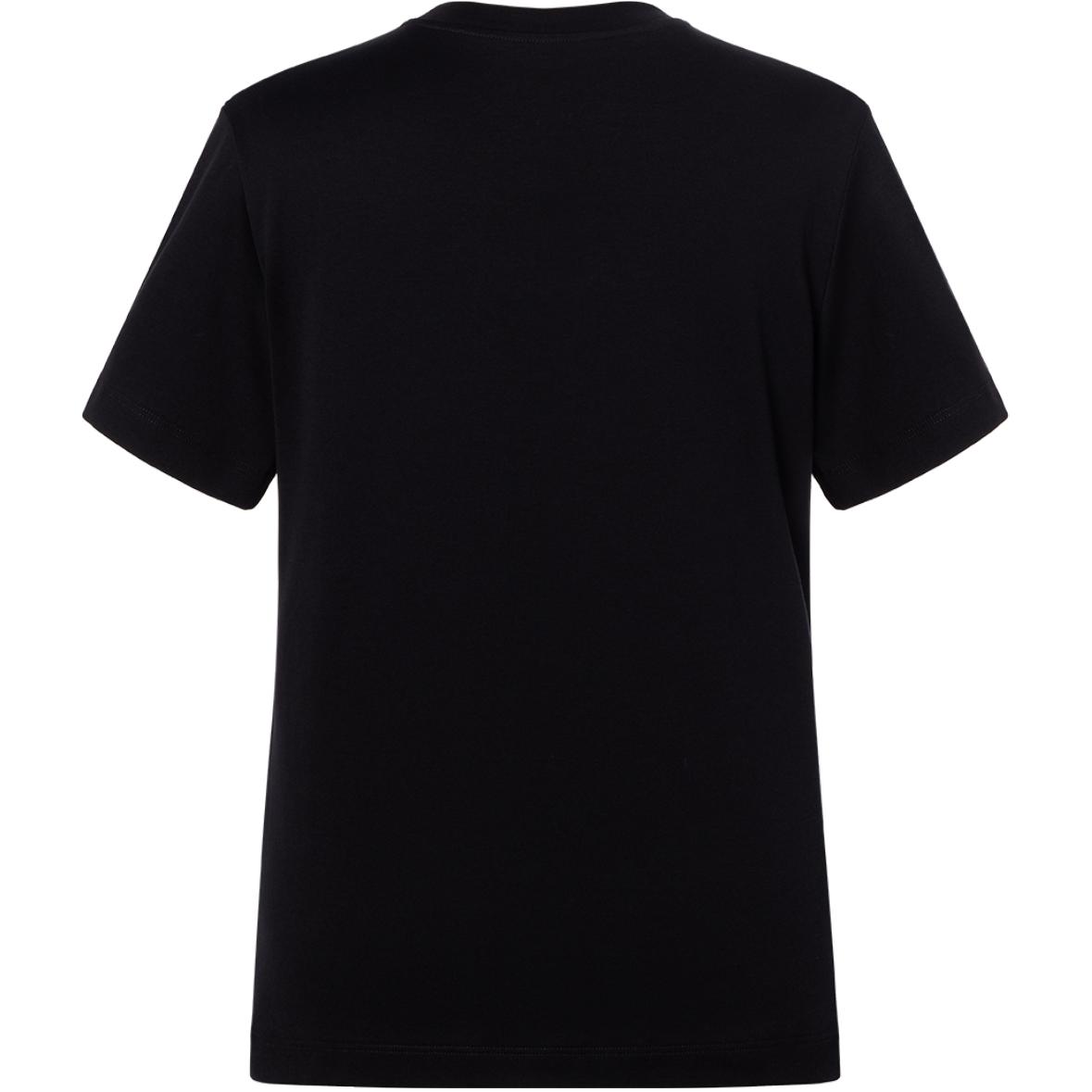 Lookbook (W) LOUIS VUITTON FW24 By the Pool Kaos Wanita Putih Logo Hitam Crewneck. 1AFTUC