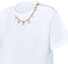 Purchase (W) LOUIS VUITTON FW24 白色短袖T恤 女士鏈條裝飾標誌設計 1AFZN9