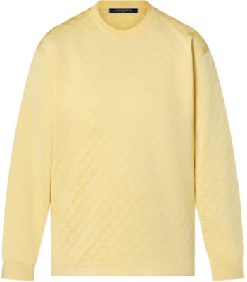 (W) 路易威登 FW24 女裝亮黃色 Monogram 針織圓領毛衣 1AFFFE Order (W) 路易威登 FW24 女裝亮黃色 Monogram 針織圓領毛衣 1AFFFE