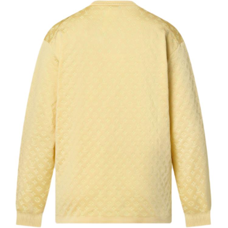 Lookbook (W) 路易威登 FW24 女裝亮黃色 Monogram 針織圓領毛衣 1AFFFE