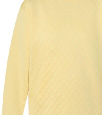 (W) 路易威登 FW24 女裝亮黃色 Monogram 針織圓領毛衣 1AFFFE Purchase (W) 路易威登 FW24 女裝亮黃色 Monogram 針織圓領毛衣 1AFFFE