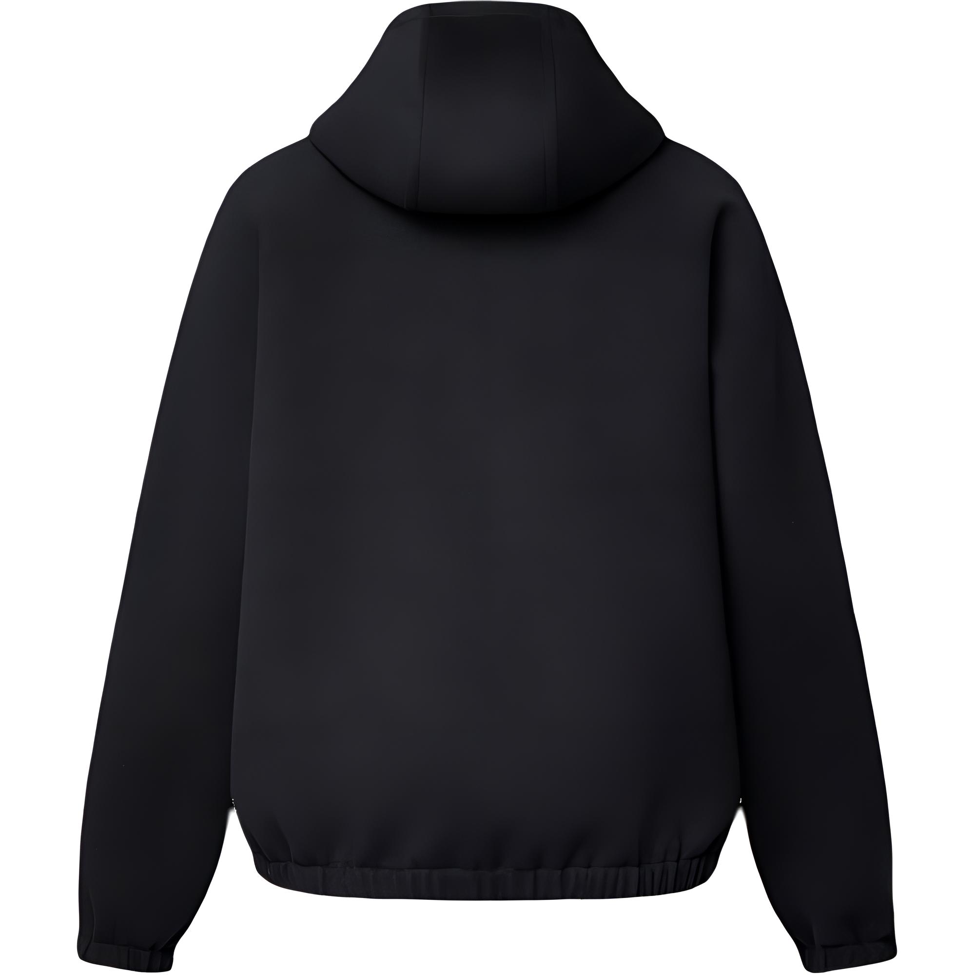 (Women) LOUIS VUITTON FW24 Oversized Reversible Drawstring Hoodie Jacket Black 1AG798 圖 3