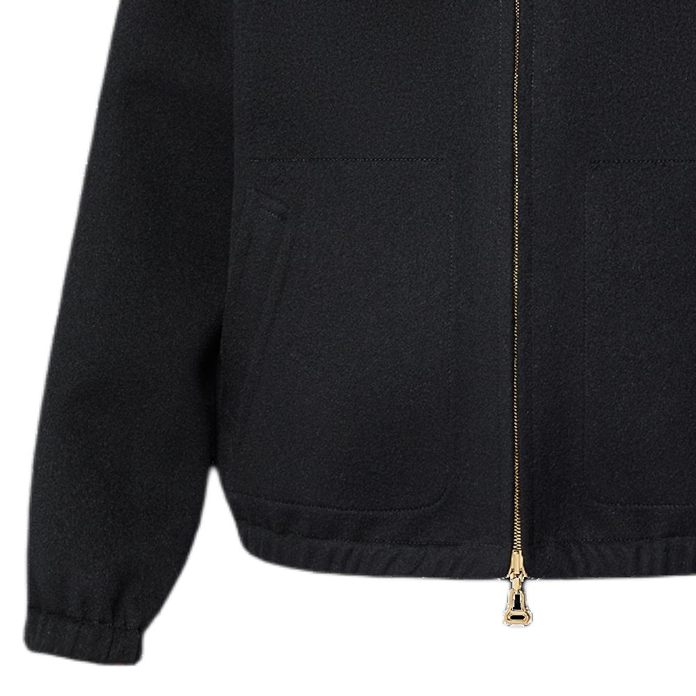 (Women) LOUIS VUITTON FW24 Oversized Reversible Drawstring Jacket Black 1AG805 圖 7