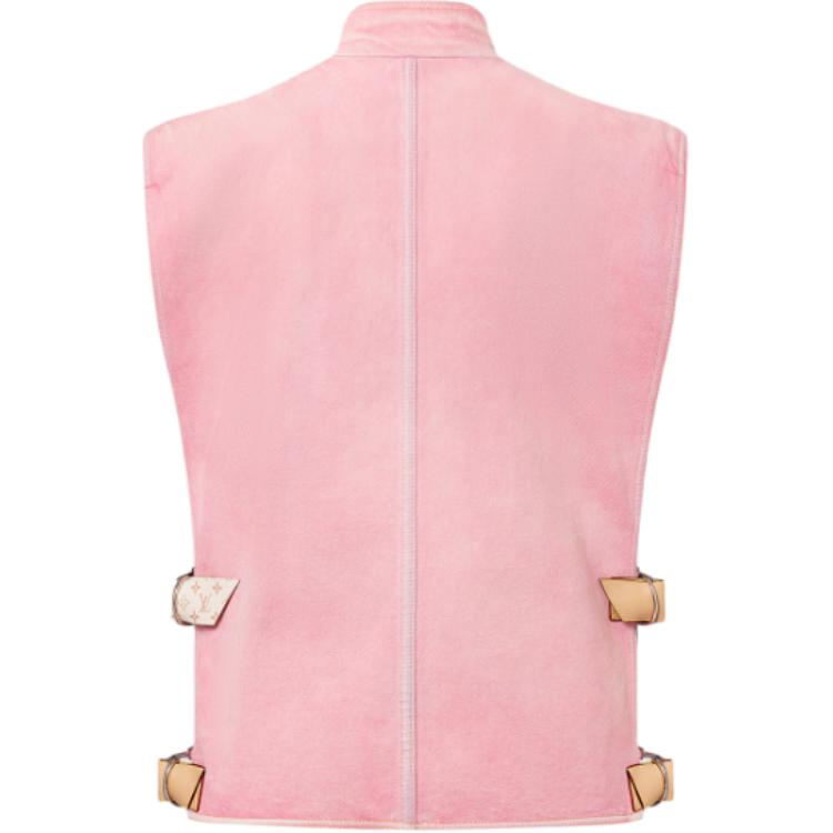 Lookbook (W) 路易威登 FW24 粉色繡花無袖工裝外套 1AFT56