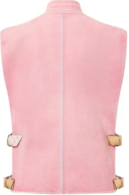 (W) 路易威登 FW24 粉色繡花無袖工裝外套 1AFT56 Lookbook (W) 路易威登 FW24 粉色繡花無袖工裝外套 1AFT56