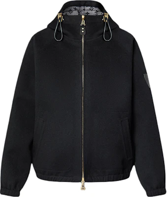 (Women) LOUIS VUITTON FW24 Reversible Drawstring Hoodie Jacket Black 1AG800 Buy (Women) LOUIS VUITTON FW24 Reversible Drawstring Hoodie Jacket Black 1AG800