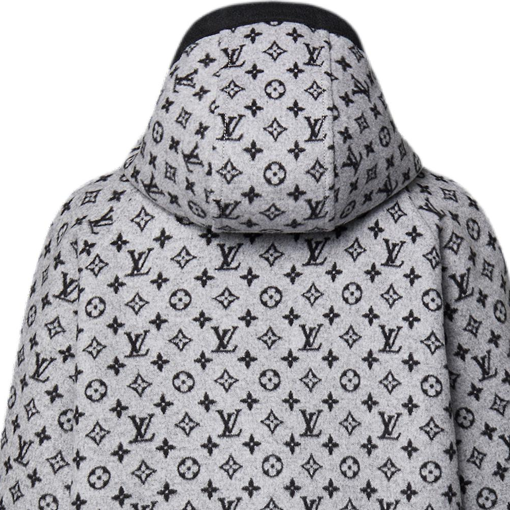 (Women) LOUIS VUITTON FW24 Reversible Drawstring Hoodie Jacket Black 1AG800 圖 8