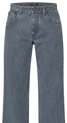 (Women) LOUIS VUITTON FW24 Washed Mid-Rise Wide-Leg Jeans Women Blue 1AFTHJ Lookbook (Women) LOUIS VUITTON FW24 Washed Mid-Rise Wide-Leg Jeans Women Blue 1AFTHJ