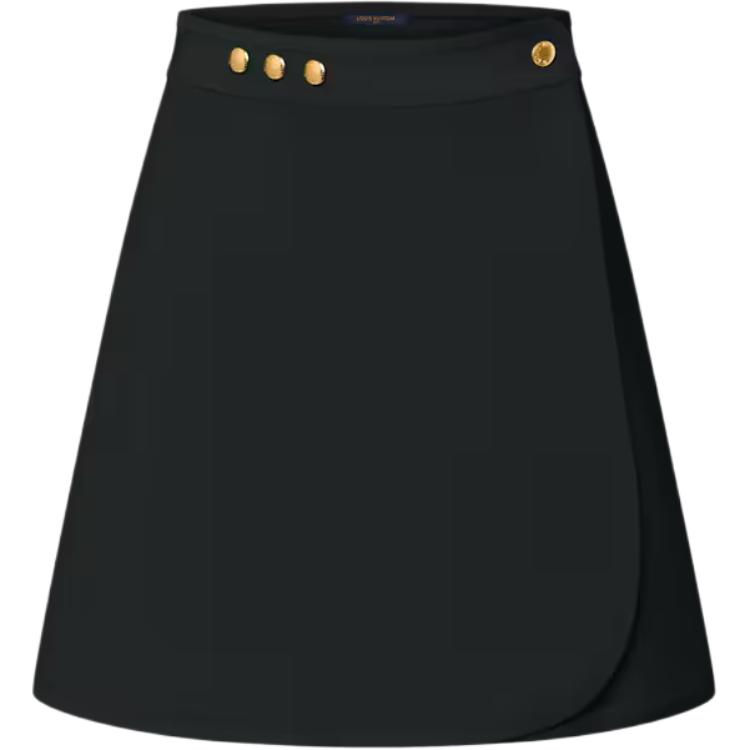 (Women) LOUIS VUITTON FW25  Casual Mini Wrap Knit Midi Skirt 1AHZJK