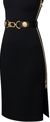 (W) LOUIS VUITTON FW25 Gaun Midi Tanpa Lengan Kulit Berbelt. 1AHZZR Cheap (W) LOUIS VUITTON FW25 Gaun Midi Tanpa Lengan Kulit Berbelt. 1AHZZR