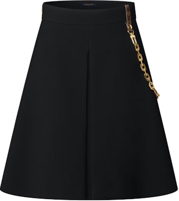 (W) 路易威登FW25链条A字迷你半身裙休闲裙。 1AHUQ0 Lookbook (W) 路易威登FW25链条A字迷你半身裙休闲裙。 1AHUQ0