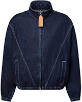 (Women) Louis Vuitton FW25 Denim Jacket with Zip, Elastic Hem & Side Pockets 1AIQDL (Women) Louis Vuitton FW25 Denim Jacket with Zip, Elastic Hem & Side Pockets 1AIQDL