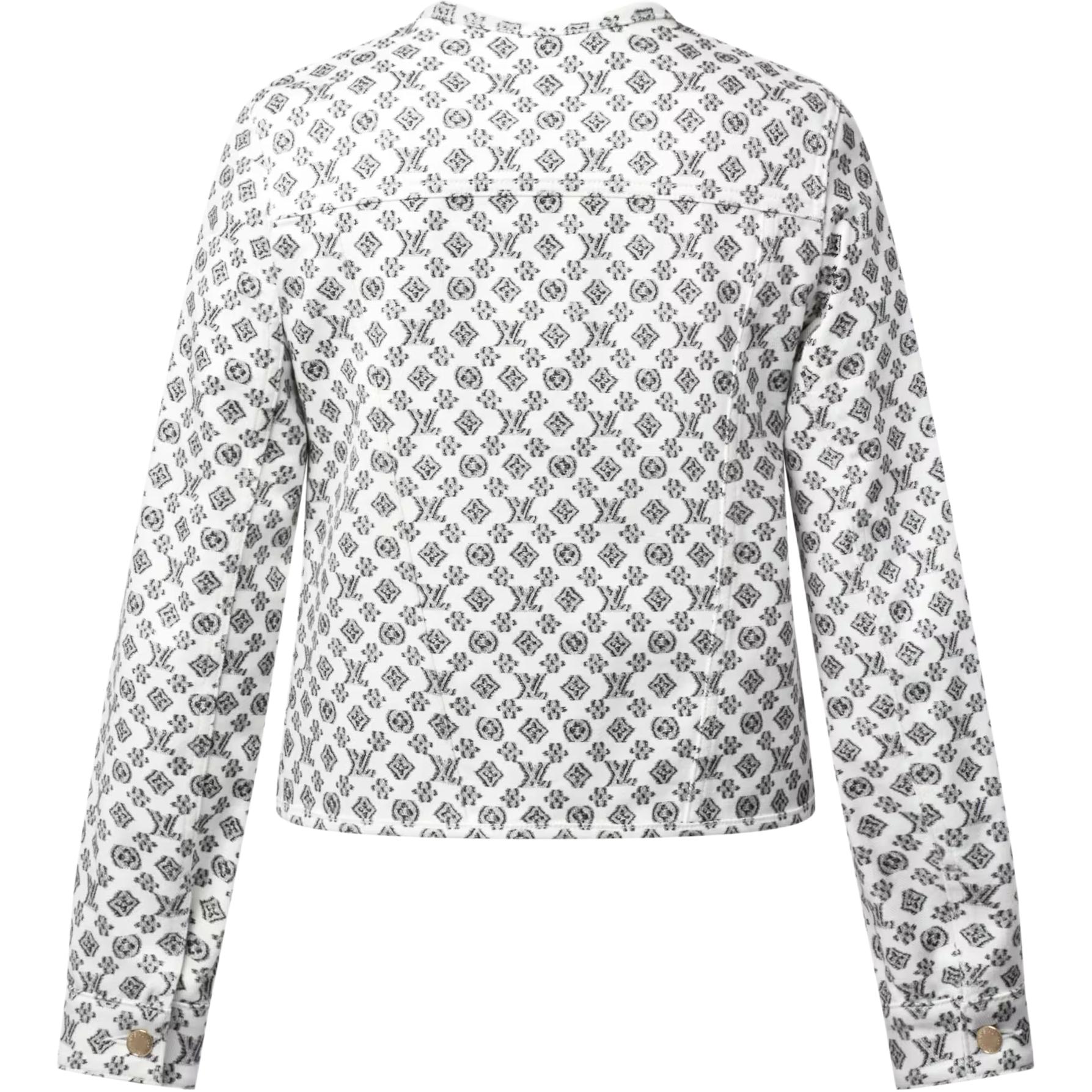 (Women) LOUIS VUITTON FW25 Jacquard Pocket Long-Sleeve Cotton Jacket 1AHX28 圖 3