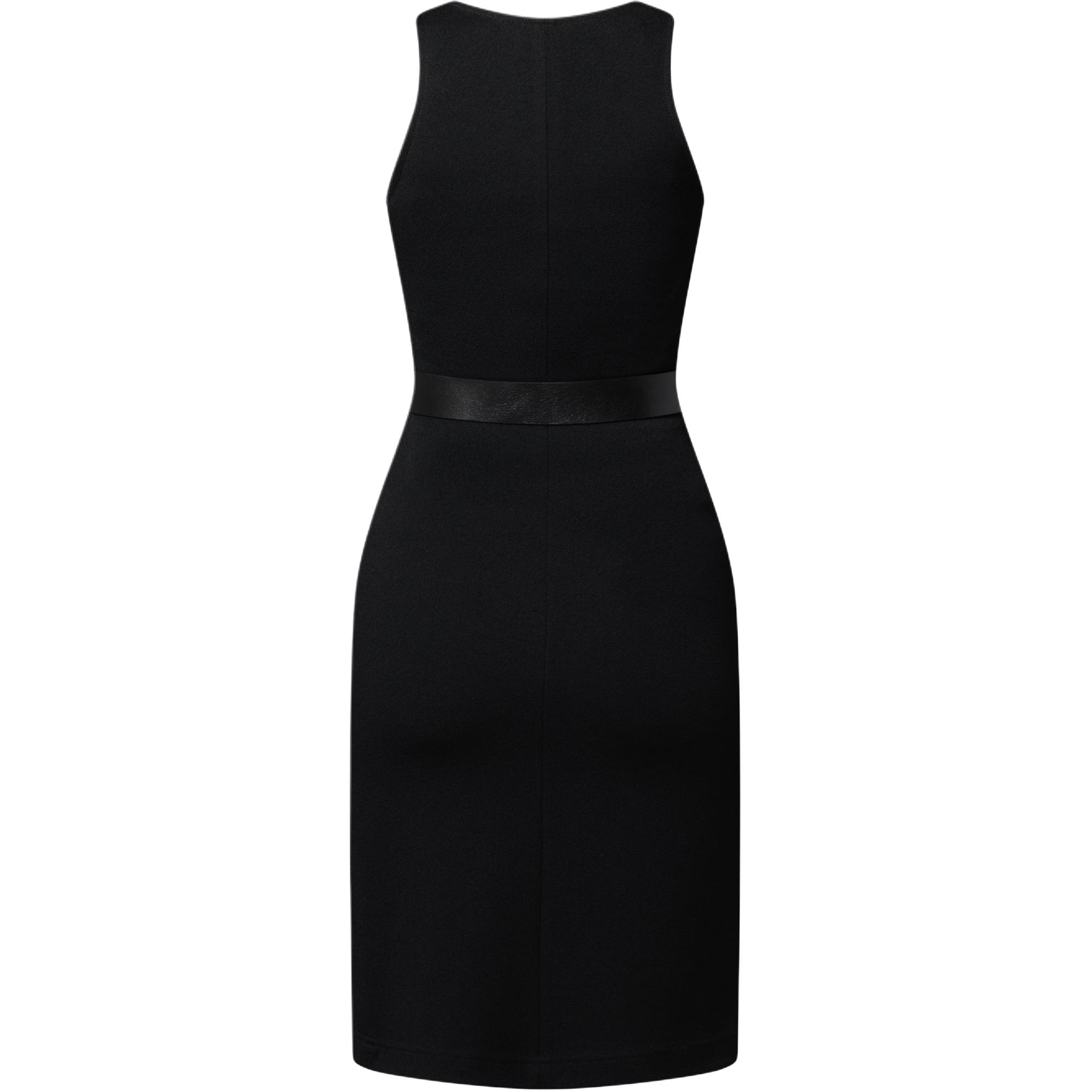 (Women) LOUIS VUITTON FW25 Leather Belted Sleeveless Knee-Length Dress 1AHZZT 圖 3