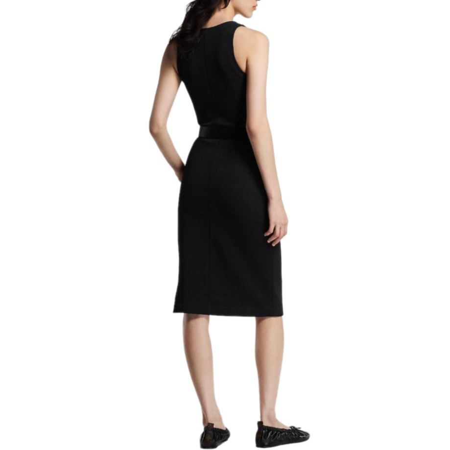 (Women) LOUIS VUITTON FW25 Leather Belted Sleeveless Midi Dress 1AHZZS 圖 6