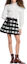 Purchase (Women) Louis Vuitton FW25 Plaid Flared Skirt with Hidden Back Zipper 1AIQP0